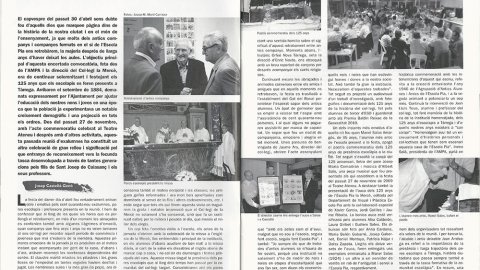 19. Josep M. Martí Carnicer comparteix la 'Nova Tàrrega' del 14 de maig de 2010 que guarda amb molt bon record i sentiment ja que és la primera amb fotografies signades per ell, gràcies a Josep Castellà Gené
