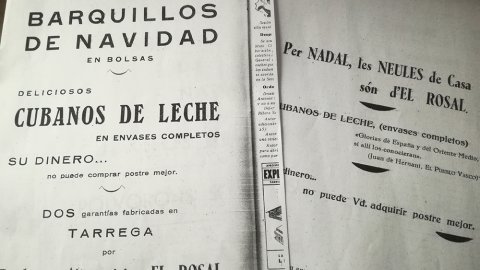 23. Montse Serra ens envia un altre record dels anys 50. Diu que és molt especial, "ja que enguany El Rosal fa 100 anys. Orgull familiar"