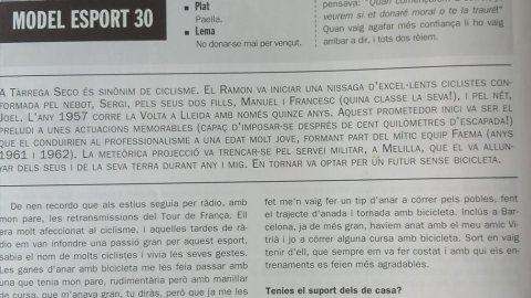 26. Manel Seco comparteix l'entrevista que li va fer Jordi Salla a 'Parlant d'esport'