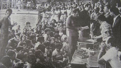 36. Josep Castellà ens envia la portada del 31 d'agost de 1978. Era la final i entrega de diplomes i trofeus dels Cursets de Natació del Club Natació