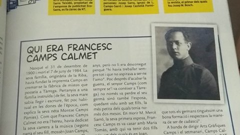 40. Laia Bonjoch ens envia aquesta foto i afirma que la 'Nova Tàrrega' m'ha permès conèixer la història de la seva família. "Conèixer una mica més sobre el meu besavi, a qui no vaig conèixer i sentir-me més a prop d'ell", assegura.