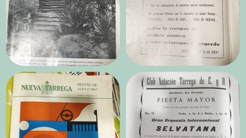 42. Des del CN Tàrrega comparteixen aquesta foto on hi apareixen portades dels anys 1967 i 1972