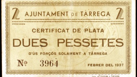 Paper moneda municipal (Febrer de 1937)
