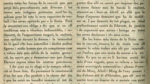 Editorial de la Crònica targarina del 20 de març de 1937