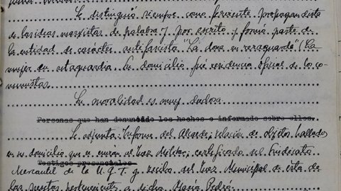Document de detenció de Maria Pedró, per part de la Policia Militar de Falange el 30 de gener de 1939