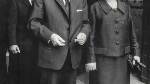 En Josep Saltó i na Casilda Rius l'any 1960, poc després de sortir de la presó