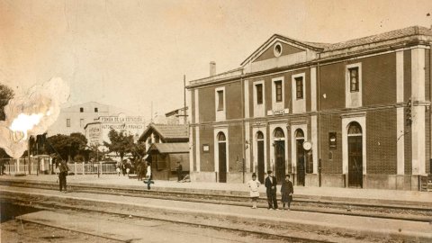 L'Estació de Tàrrega l'any 1910