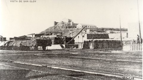 El moll de l'estació de Tàrrega a principis del segle XX