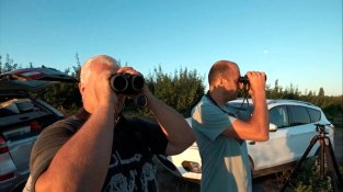 Fotograma del primer vídeo amb l'ornitòleg Sergi Sales com a protagonista