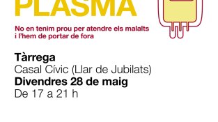 Tàrrega, primer municipi de Lleida en acollir una campanya de donació de plasma