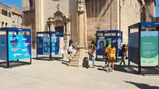 Un centenar de joves aprenen a cuidar l'aigua i el medi ambient amb l'exposició 'Operació Aigua' a Tàrrega