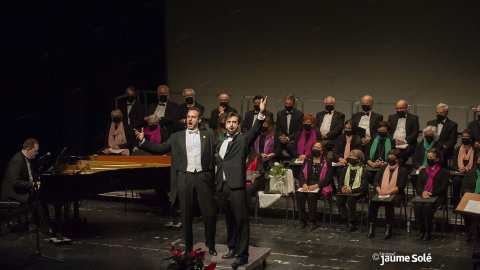 Emotiu concert de Reis en record d'Àngel Sans