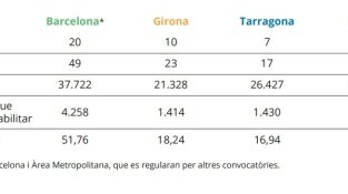 Gràfic amb xifres desglossades