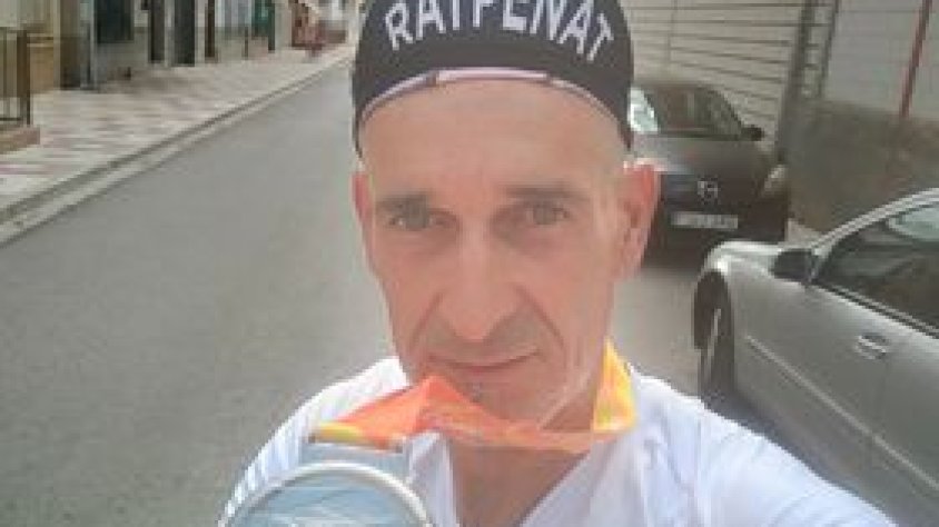 Manel Seco amb la medalla