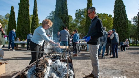 Inaguració monument en celebració dels 80 anys de Nova Tàrrega