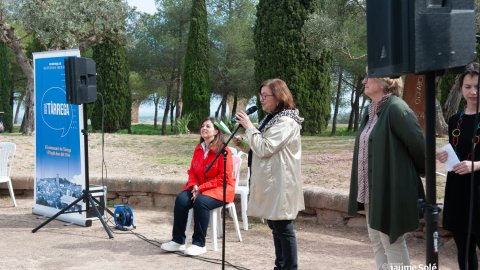 Inaguració monument en celebració dels 80 anys de Nova Tàrrega