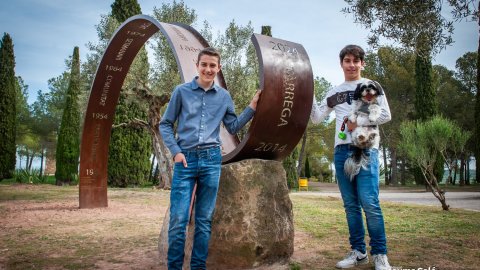 Inaguració monument en celebració dels 80 anys de Nova Tàrrega