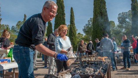 Inaguració monument en celebració dels 80 anys de Nova Tàrrega