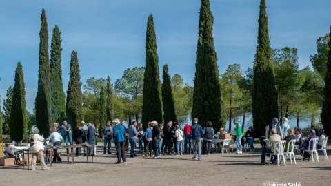 Inaguració monument en celebració dels 80 anys de Nova Tàrrega
