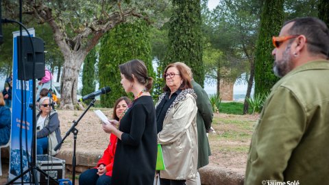 Inaguració monument en celebració dels 80 anys de Nova Tàrrega