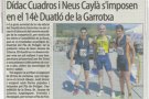 El jonquerenc Dídac Cuadros guanya la 14a duatló de la Garrotxa