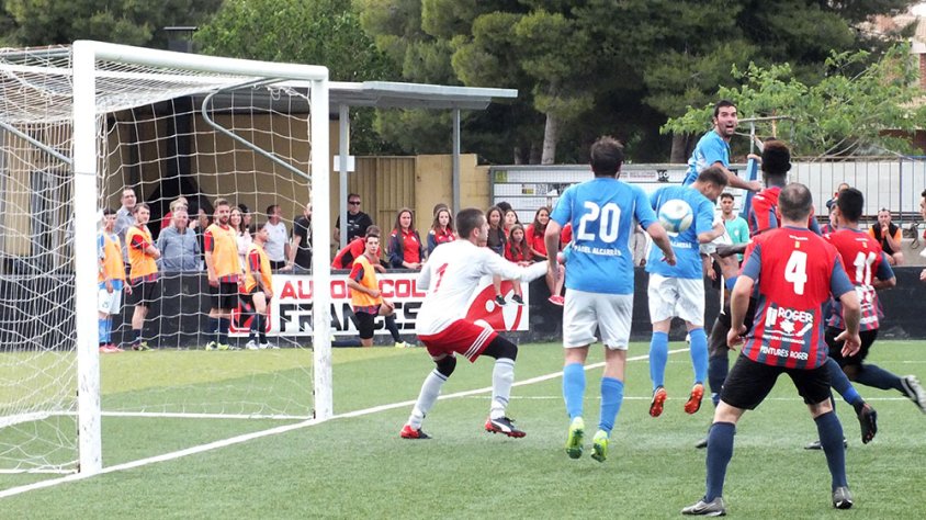 Un moment del partit