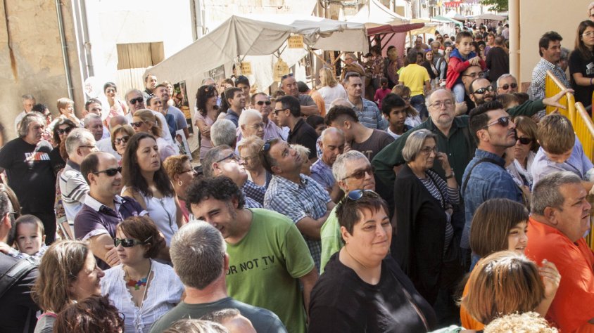 Públic de la Fira de l'Ametlla