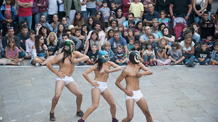Imatge d'un espectacle durant la passada edició de FiraTàrrega