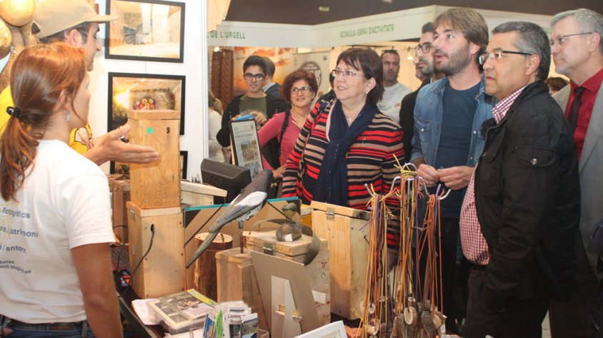 Quim Masferrer visitant el certamen