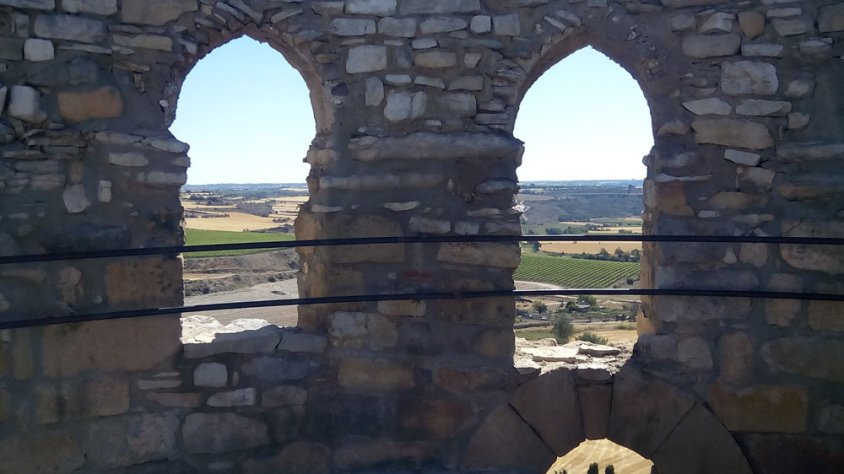 Vistes des de la torre del castell de Verdú