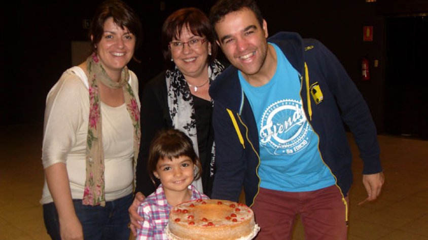 Noèlia Soto, Rosa M. Perelló i Raül Palacios no es van perdre el berenar