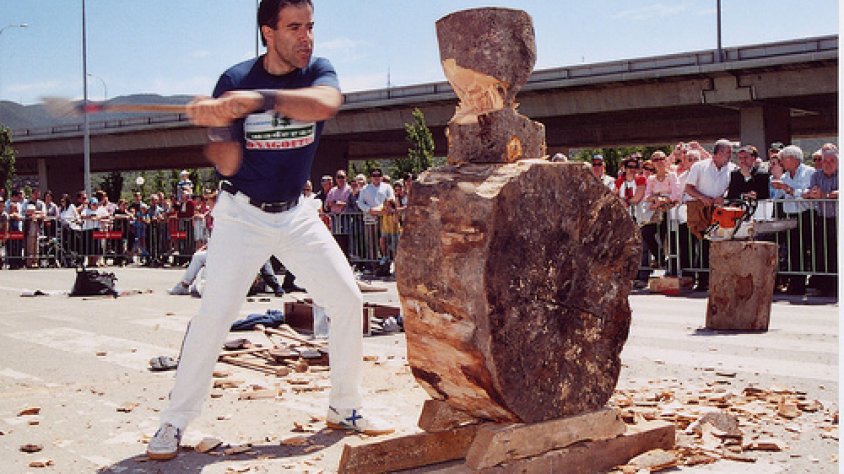 L'aizkolari Ernesto Ezpeleta