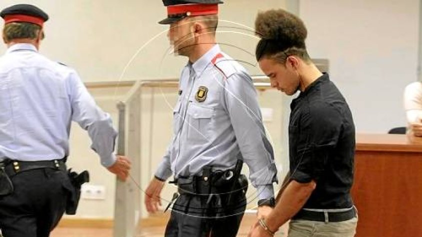 L'acusat durant el judici