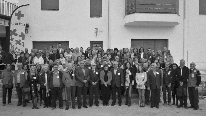 Els participants a la XIX Trobada Provincial del Voluntariat de Creu Roja Lleida