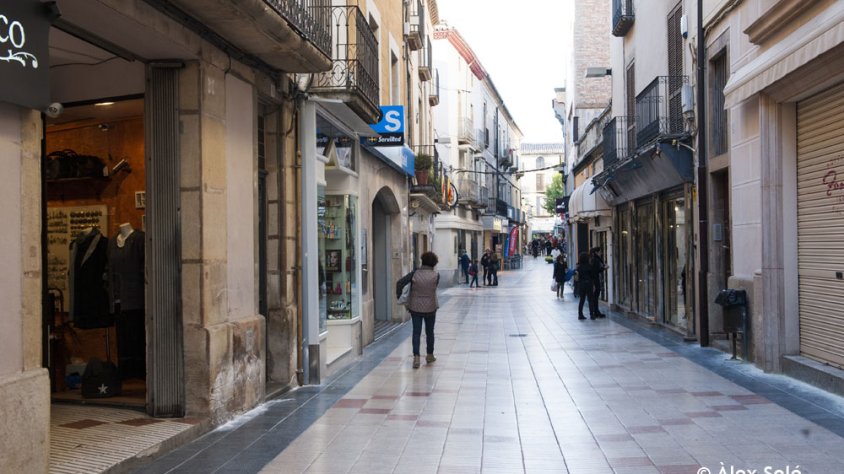 Imatge del centre comercial de la ciutat