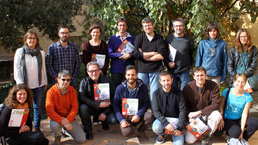 Imatge de la trobada ahir al Museu Comarcal de l'Urgell