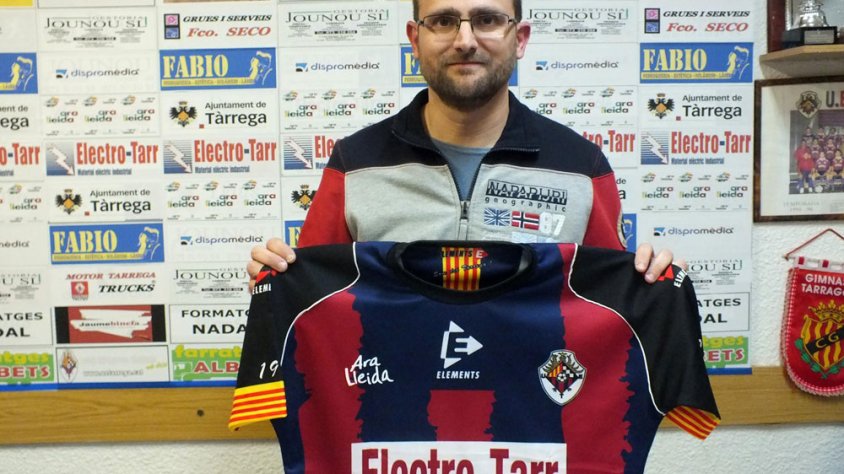 El nou entrenador durant la seva presentació