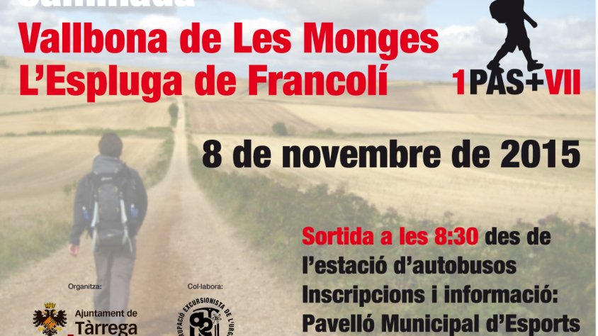 El cartell de la caminada de diumenge