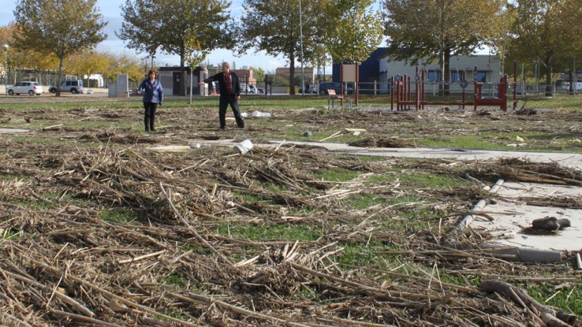 L'alcaldessa de Tàrrega i el regidor de Serveis Municipals han inspeccionat avui els danys