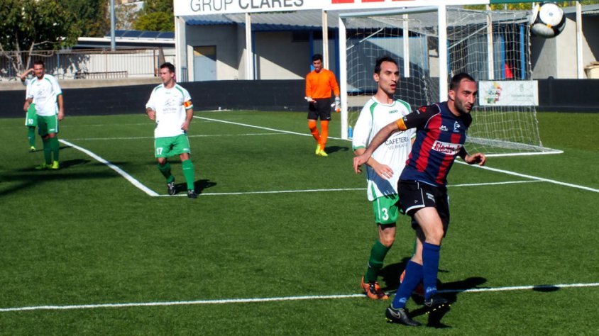 Una imatge del partit contra el Balàfia