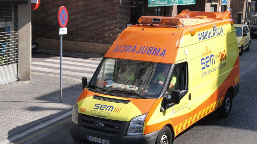 Una ambulància del SEM