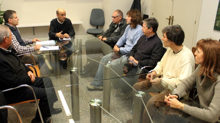 El regidor de Participació Ciutadana es va reunir ahir amb representants dels pobles