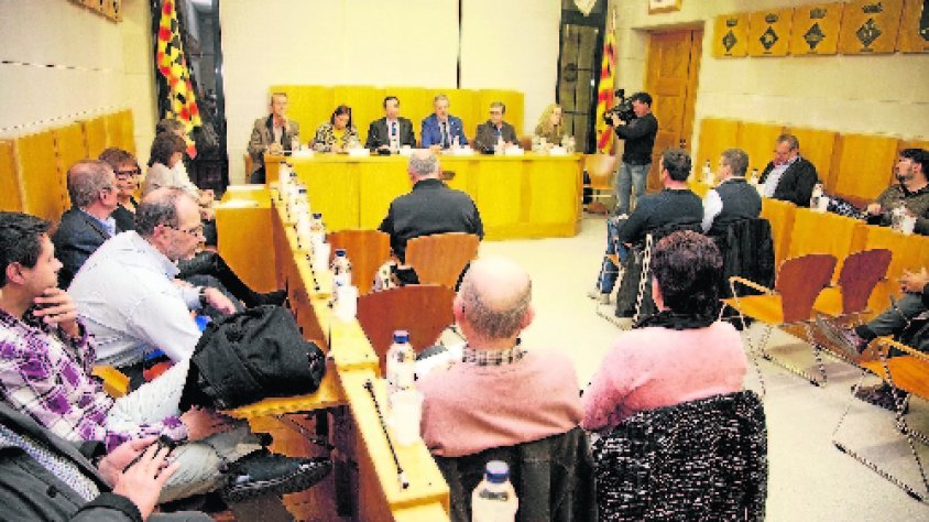 La reunió es va celebrar ahir a la tarda al Consell Comarcal de l'Urgell