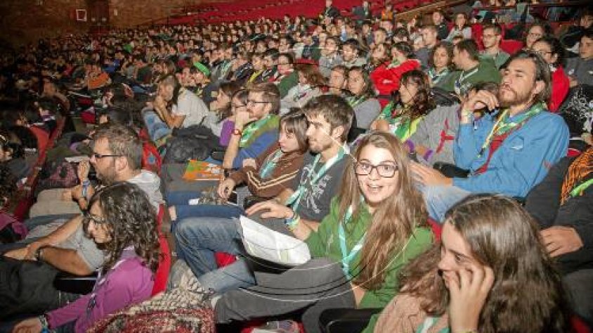 Imatge de l'Assemblea General que s'ha celebrat a Cervera