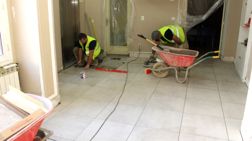 Imatge dels treballs que s'hi duen a terme