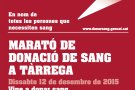 Tàrrega es prepara per rebre la 8a Marató de Donació de Sang