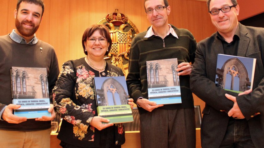 D’esquerra a dreta, Raül Palacios, Rosa M. Perelló, Josep M. Planes i Jaume Espinagosa