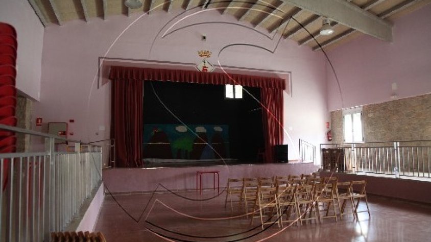 El local social dels Omells de na Gaia, on va ocórrer l'accident