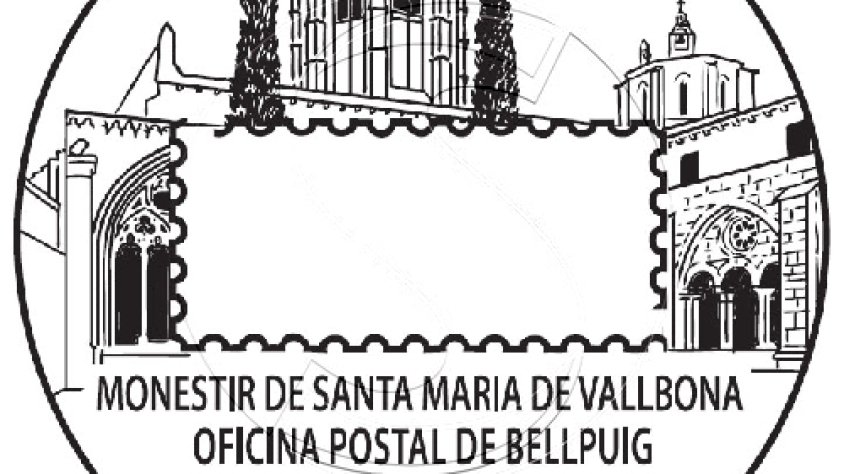 El mata-segells dedicat al Monestir de Vallbona de les Monges