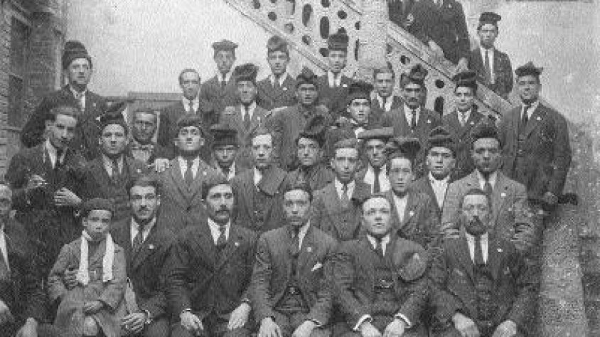 Grup de cantaires de La Lira Tarregense (final dels anys vint)